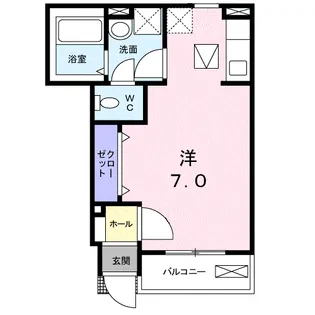 ラークヒルズ【1階】の間取り