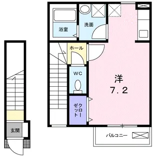 ラークヒルズ【2階】の間取り