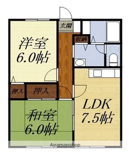 ステラ・ベル【1階】の間取り