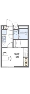 レオパレスさくらヒルズ【2階】の間取り