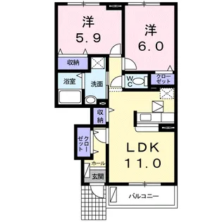 エス・アンド・エス 2011【1階】の間取り