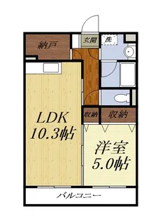 ラ・メゾン・プルニエ【2階】の間取り