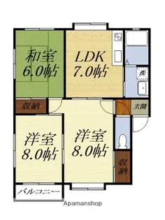 コーハウス【1階】の間取り