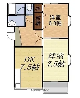 ハイツナティ【1階】の間取り