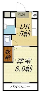 メゾーネマルクI【402号室】の間取り