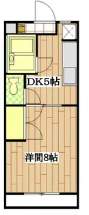 メゾーネマルクI【203号室】の間取り