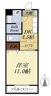 SUN DREAM【4階】の間取り