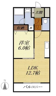 OLIVE【2階】の間取り