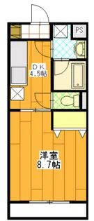 FIUME STUDIO【2階】の間取り
