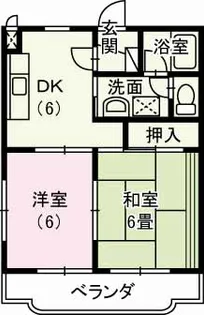 プロヴァンス【3階】の間取り
