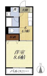 メゾン・アージュ【4階】の間取り