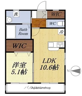 インフィニティ【401号室】の間取り