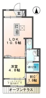 BABY’S BREATH(ベイビーズブレス)【1階】の間取り