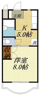 エスペランサ【2階】の間取り