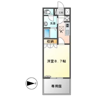 ONE PIECE(ワンピース)【1階】の間取り