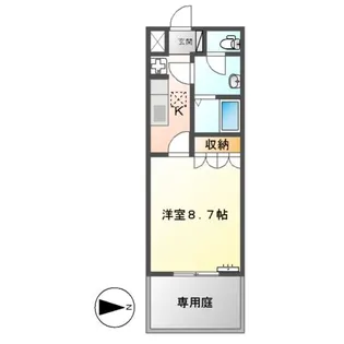 ONE PIECE(ワンピース)【1階】の間取り