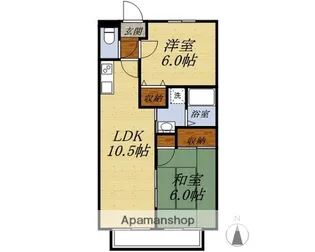 メゾンショコラ【2階】の間取り