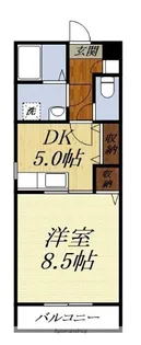 ラ・ルーチェ星【2階】の間取り