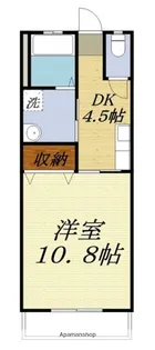 フォレスト半田【3階】の間取り