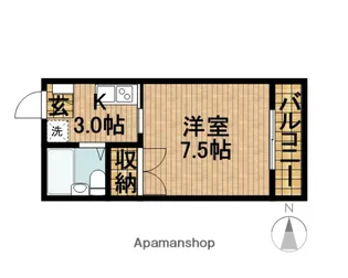 第2コーポ【103号室】の間取り