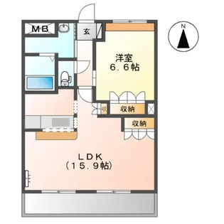 プリマベーラ B・HーⅡ【2階】の間取り