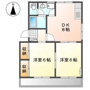ルミエール【2階】の間取り