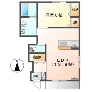 フレシール【1階】の間取り