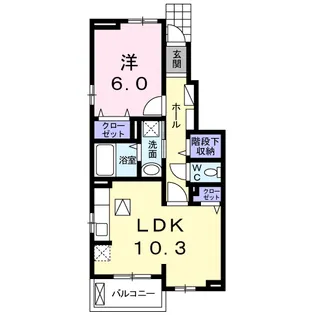 ESTANOFⅠ【1階】の間取り