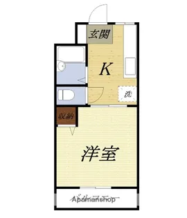 パンダハウス【107号室】の間取り