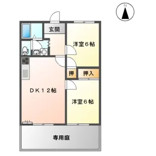 マーブルパレス【00101号室】の間取り
