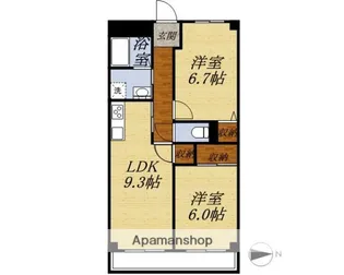 ピース1【3階】の間取り