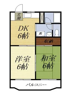 プラサート90【1階】の間取り