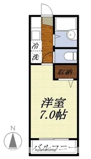 プラテーク天龍【206号室】の間取り