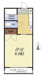パラシオB【2階】の間取り