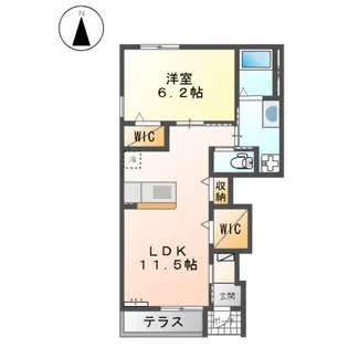 ボルーナⅡ【1階】の間取り