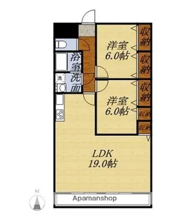 M・シュルプリーズ【2階】の間取り