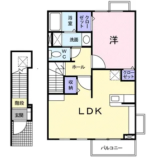 N・ジェルメ【2階】の間取り