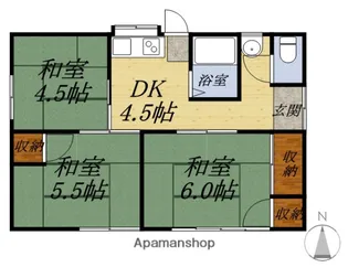 静岡県浜松市中央区小池町【一戸建】の間取り
