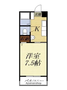 鈴木荘【1階】の間取り