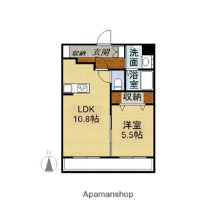 シャウレー小松【3階】の間取り