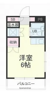 オクトワール浜北【407号室】の間取り