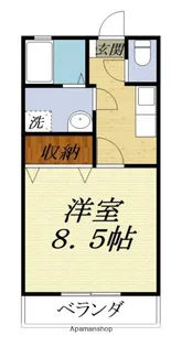 カーサコリーナ【1階】の間取り