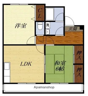 ディアコート【3階】の間取り