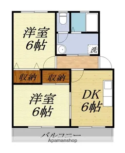 レガーロ・林【3階】の間取り