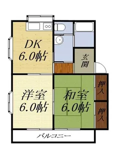 レ・アール小池A【2階】の間取り