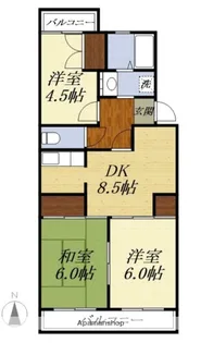 アーバンビレッジ【3階】の間取り