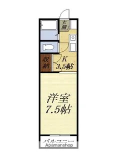 となりの花きゃべつ【302号室】の間取り