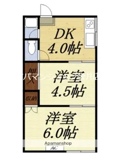 スズキアパート【1階】の間取り