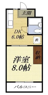 栄マンション【3階】の間取り