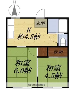 フォーブル33【101号室】の間取り